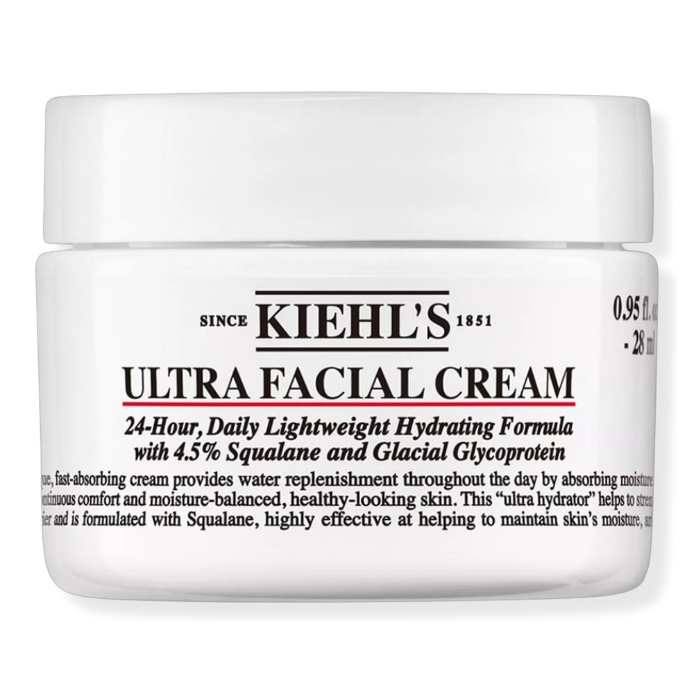 New Kiehl's Ultra Facial Cream Squalene .95 Oz .28 mL